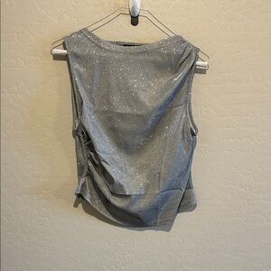 Cider Glittering Gray Tank Top